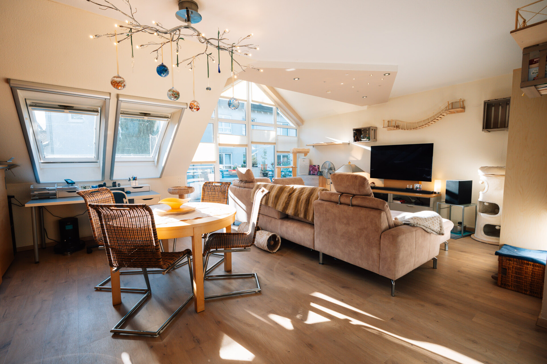 Wohnzimmer Fensterfront