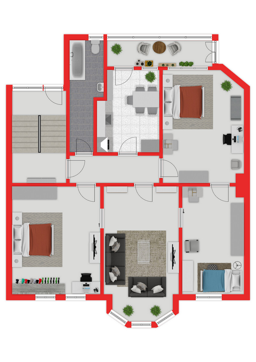 Grundriss 2. Obergeschoss