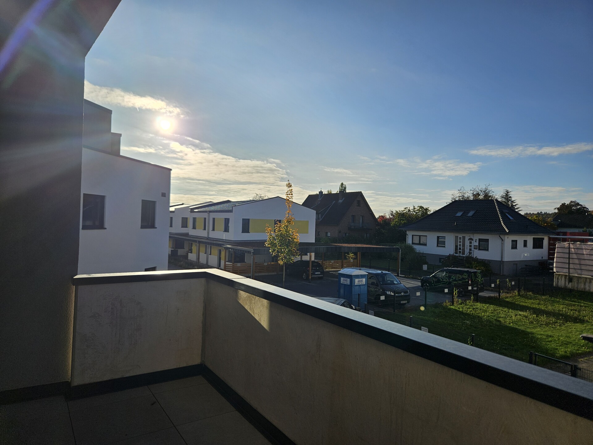 Ausblick Balkon