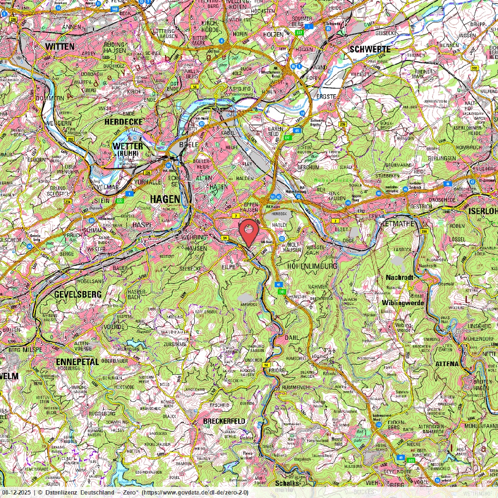 Straßenkarte makro (immomaps.shop)