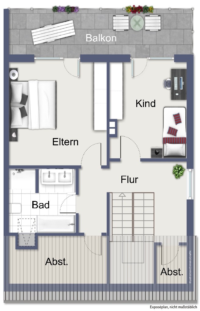 Grundriss Dachgeschoss