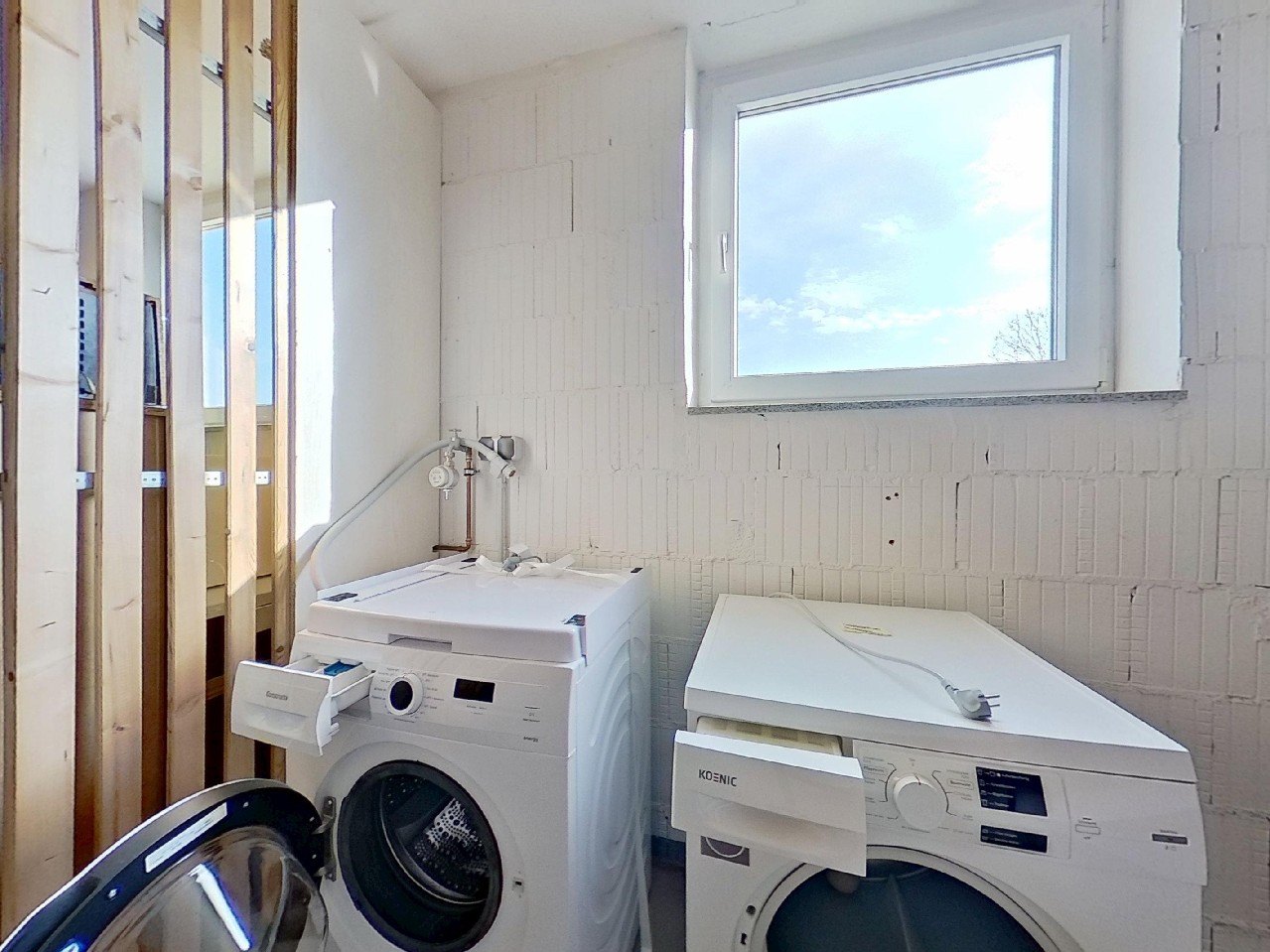 Abstellraum 7m² mit WM-Anschl.