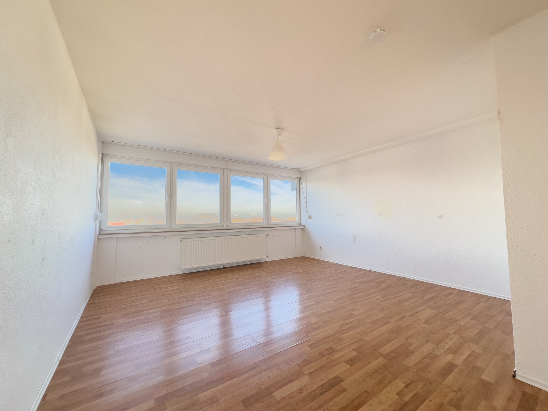 Wohn- Schlafraum Originalfoto