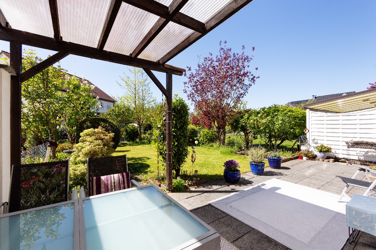 Überdachte Terrasse