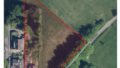 Luftbild mit Grundstücksgrenze