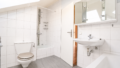 Tageslichtbad mit Dusche und Badewanne im DG