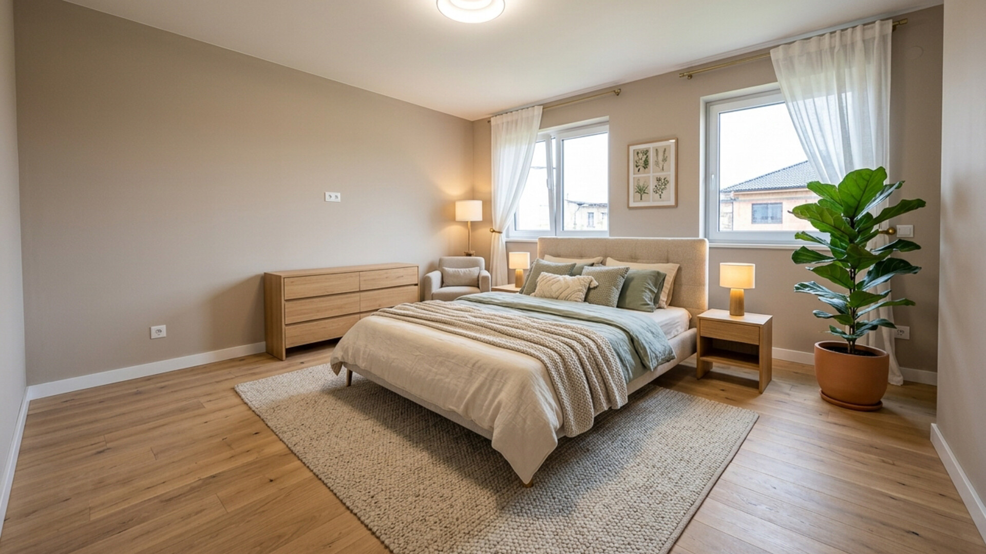 Schlafzimmer KI generiert