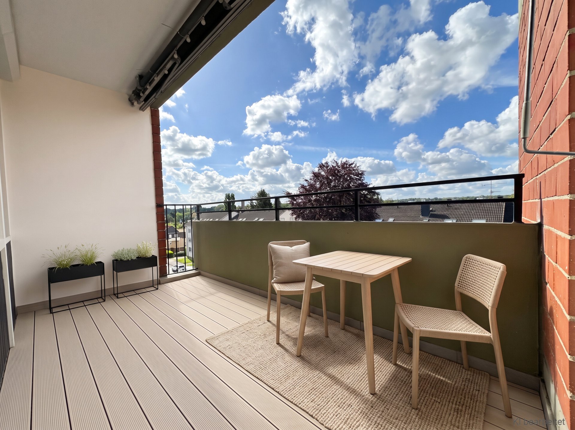 Balkon Einrichtungsbeispiel