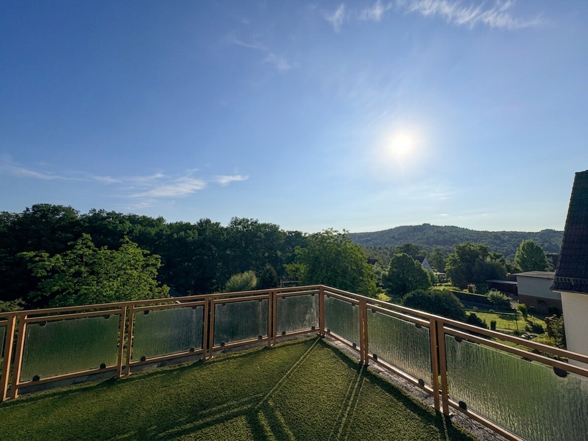 Ausblick v. d. Dachterrasse