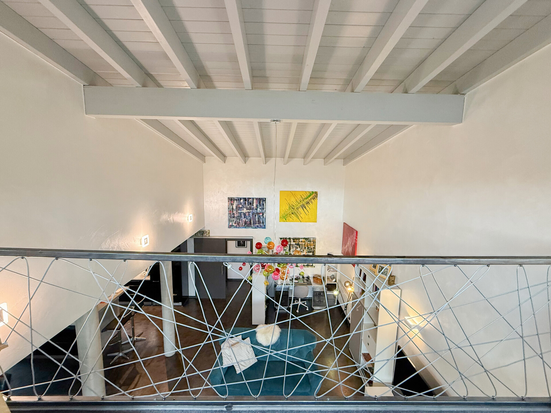 Blick von der Galerie