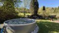 Garten mit unverbauter Aussicht