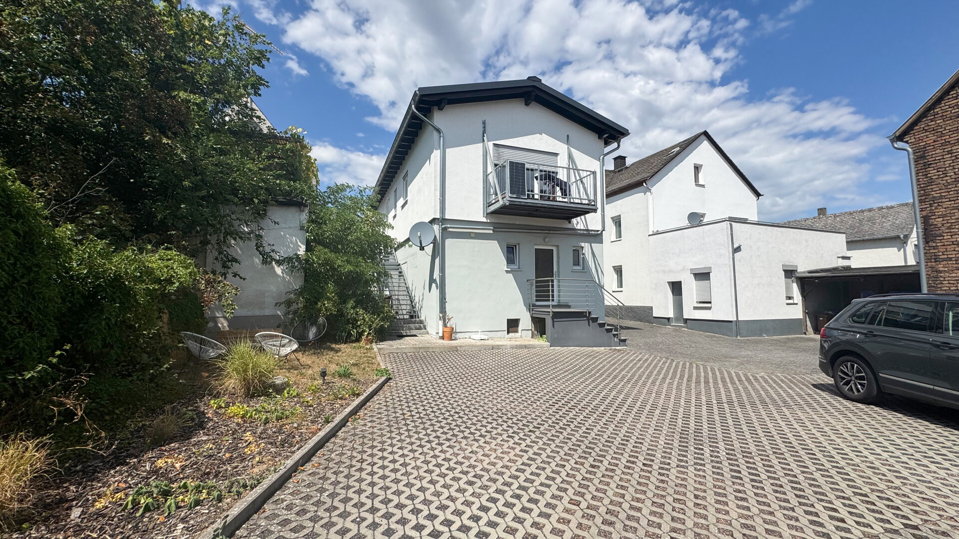 Rückansicht von beiden Häusern