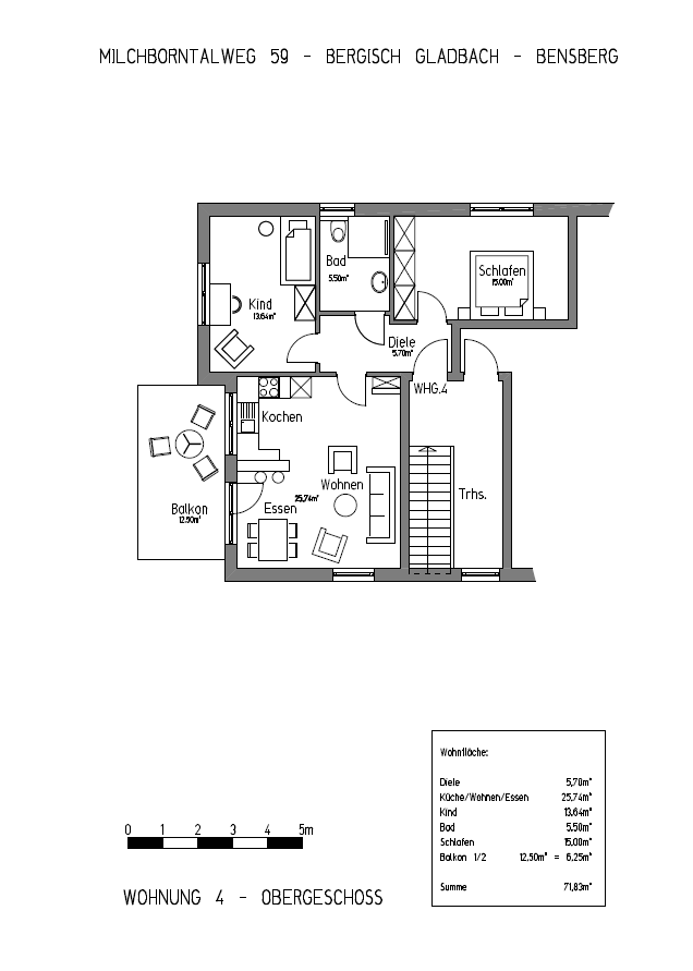 Neubau im Milchborntalweg! 3-Zimmerwohnung im Souterrain mit Terrasse und Garten - Foto 1