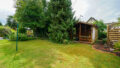 ... mit Gartenhaus