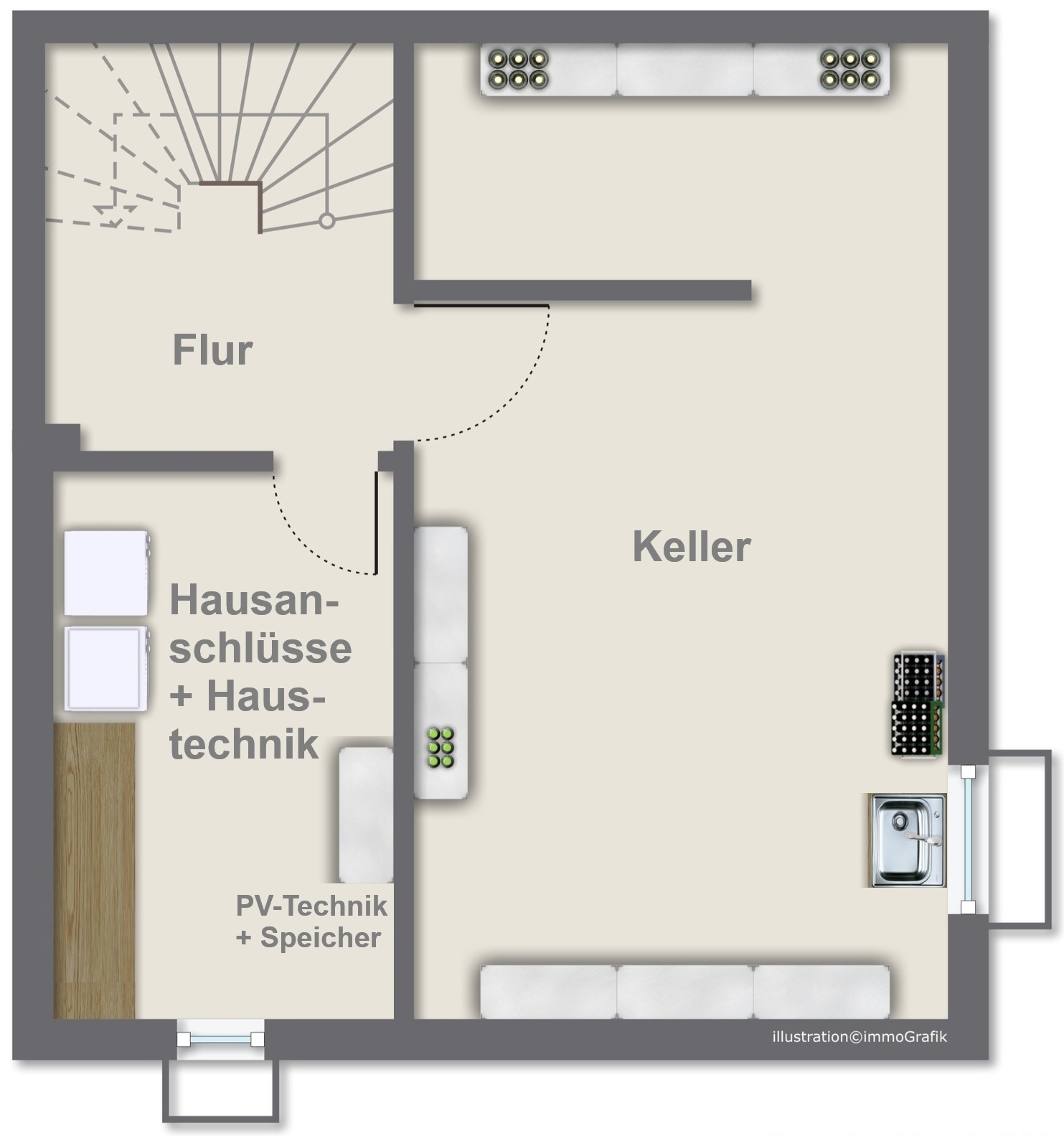 Grundriss Kellergeschoss