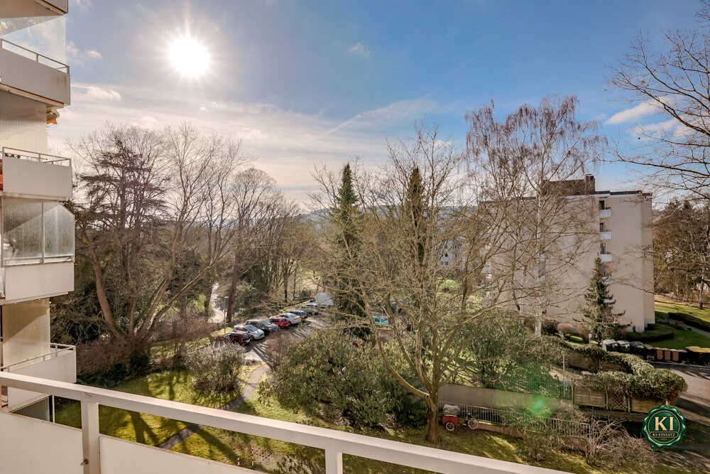 Ausblick Balkon