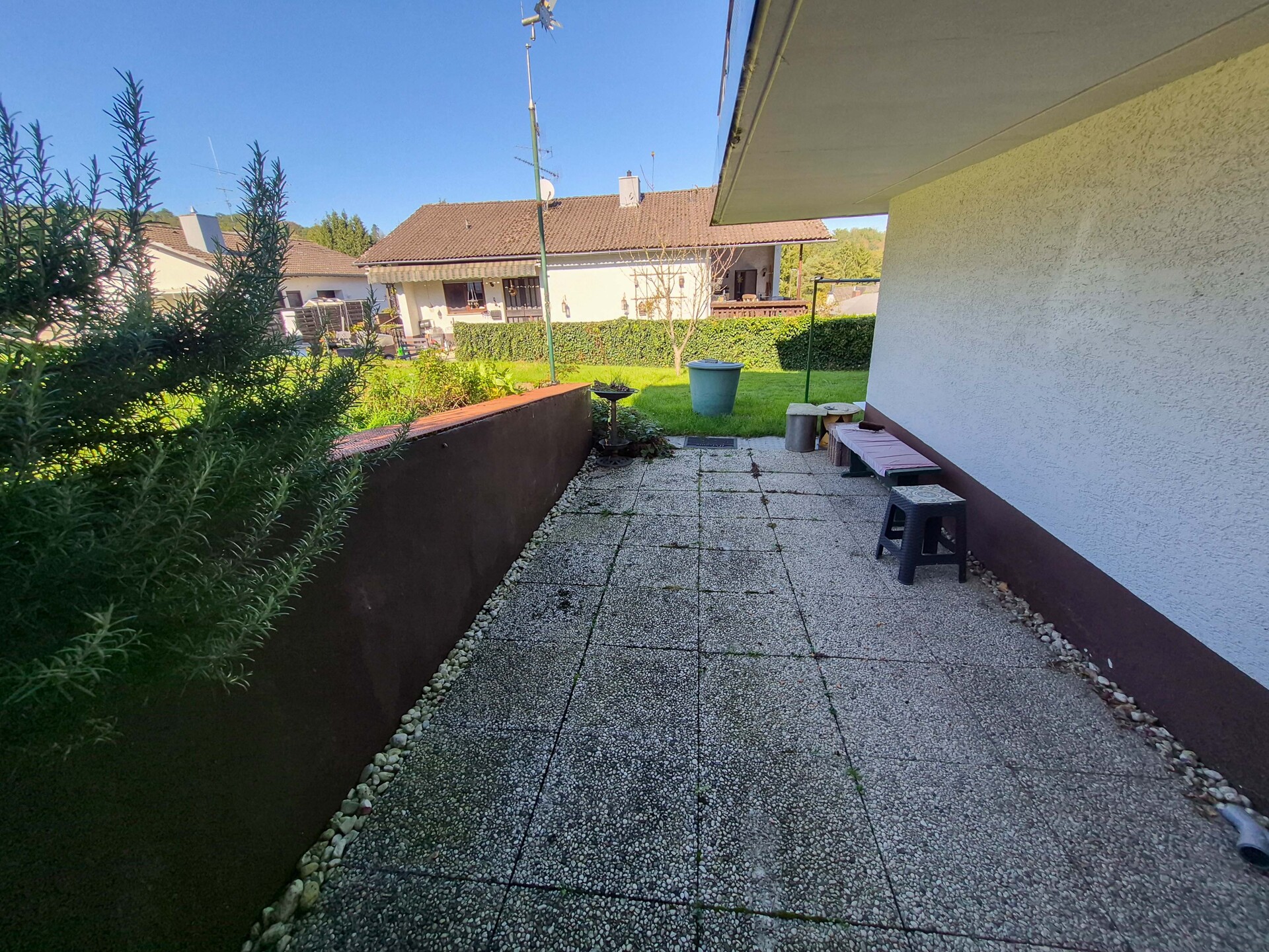 Terrasse unten