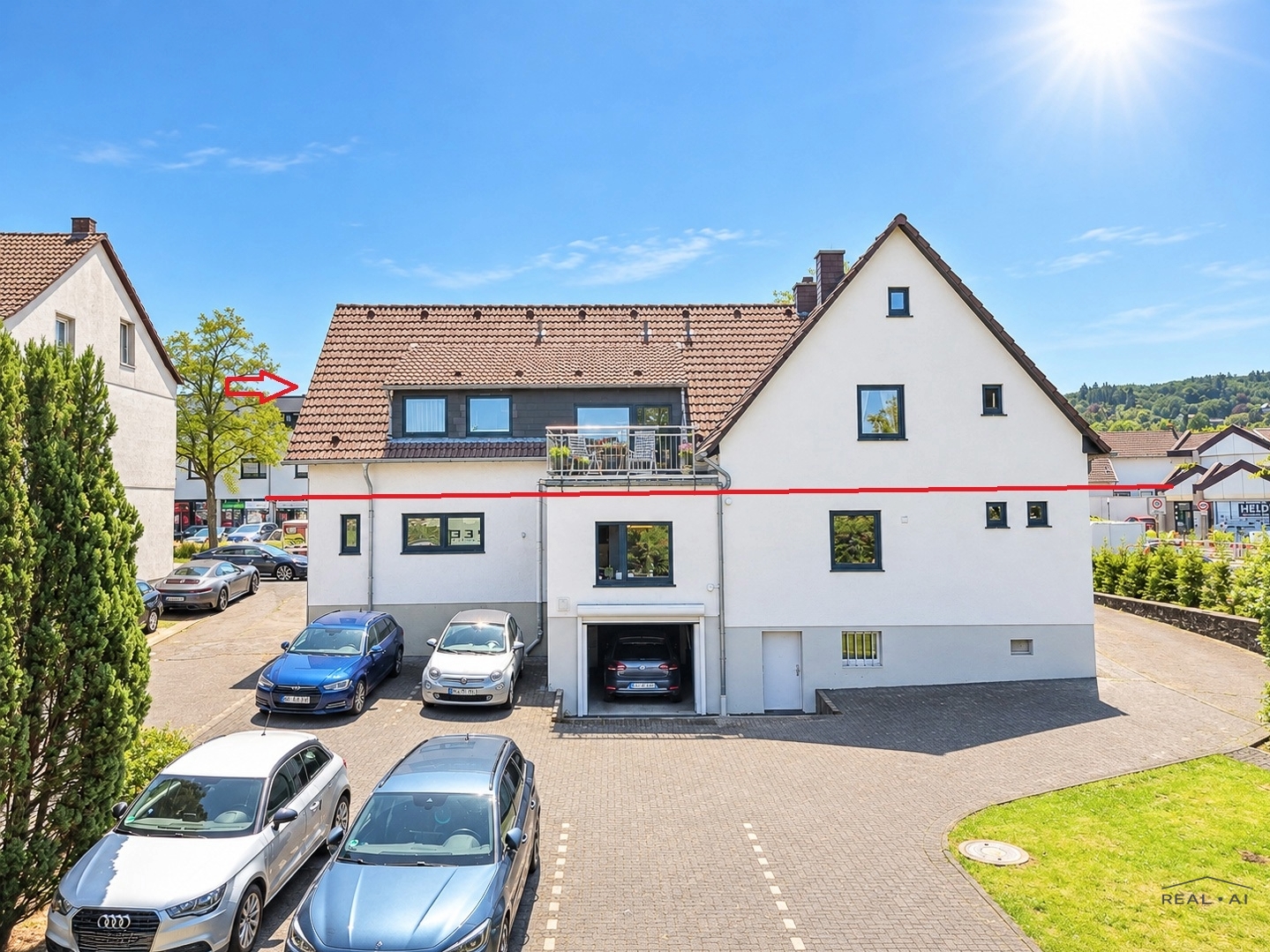 Großzügige 4-Zimmer-Wohnung mit Balkon und Stellplatz zentral in Ittenbach - fußläufig einkaufen! - Photo 1